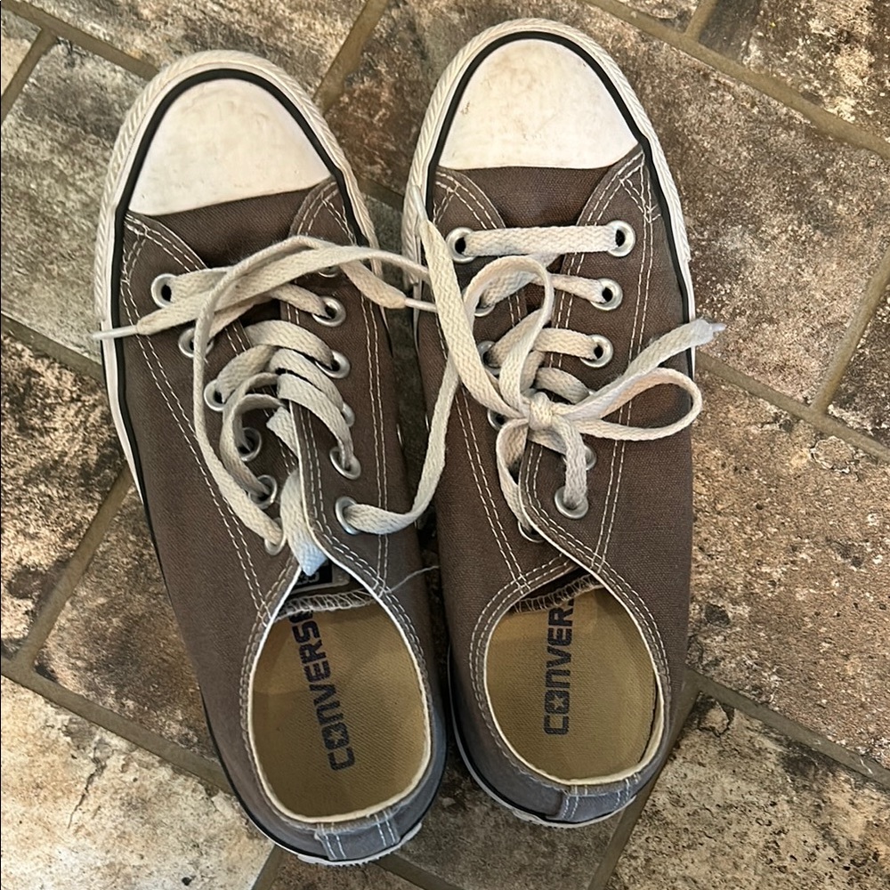 Converse Classic Gray Canvas Sneakers